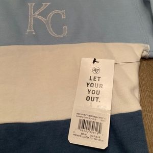 KC Royals cropped soft hoodie NWT